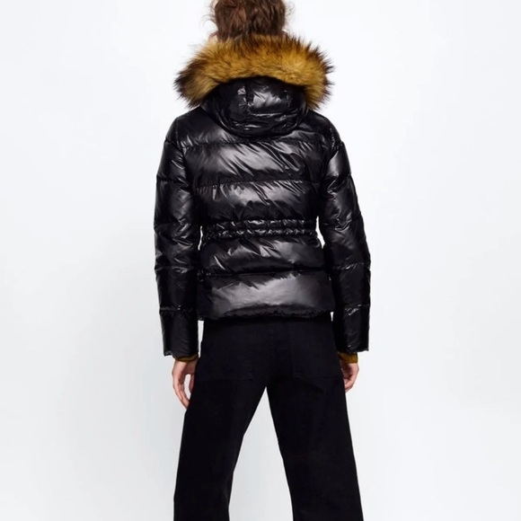 zara shiny puffer